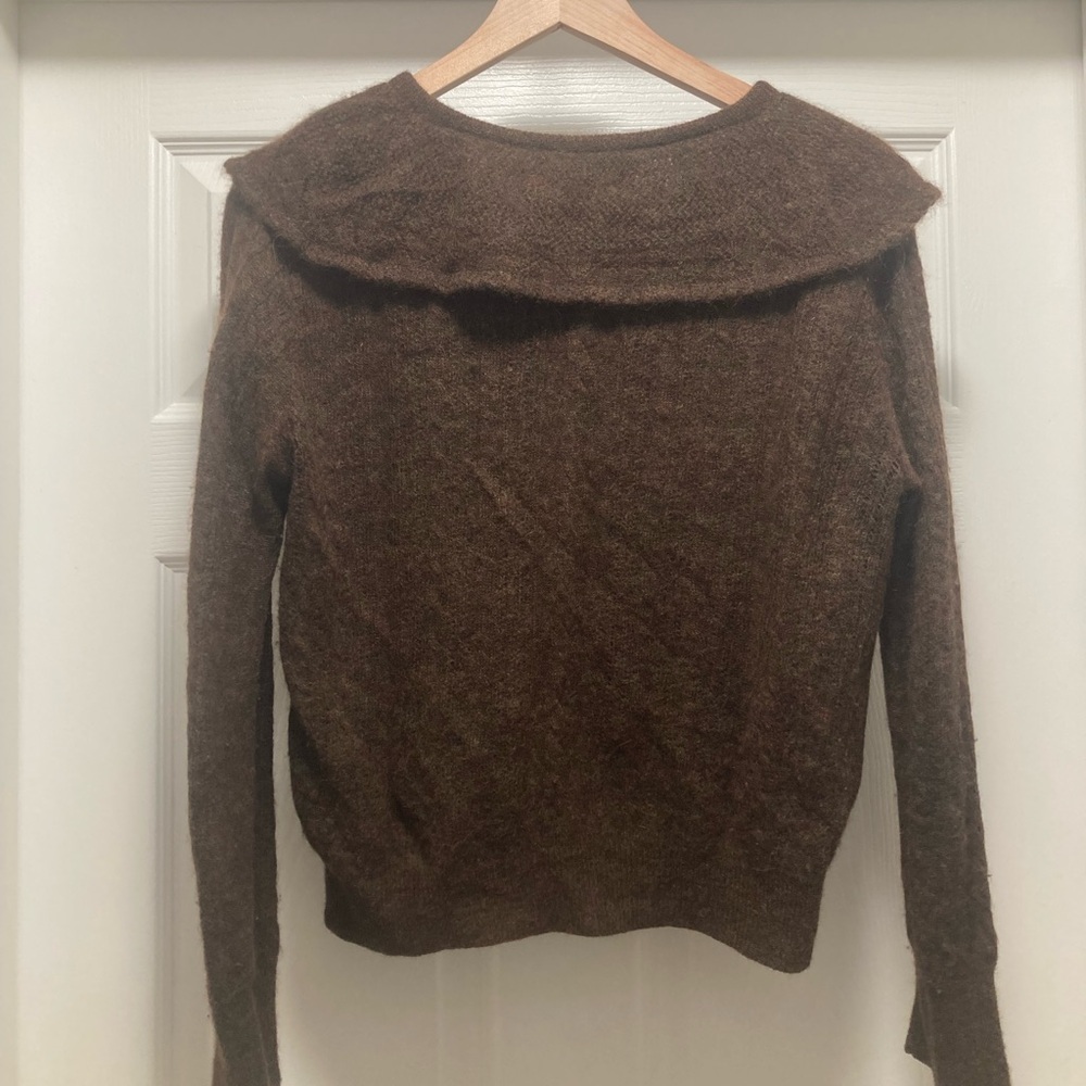 Doen Alpaca Magpie Pointelle Sweater - Picture 7 of 8